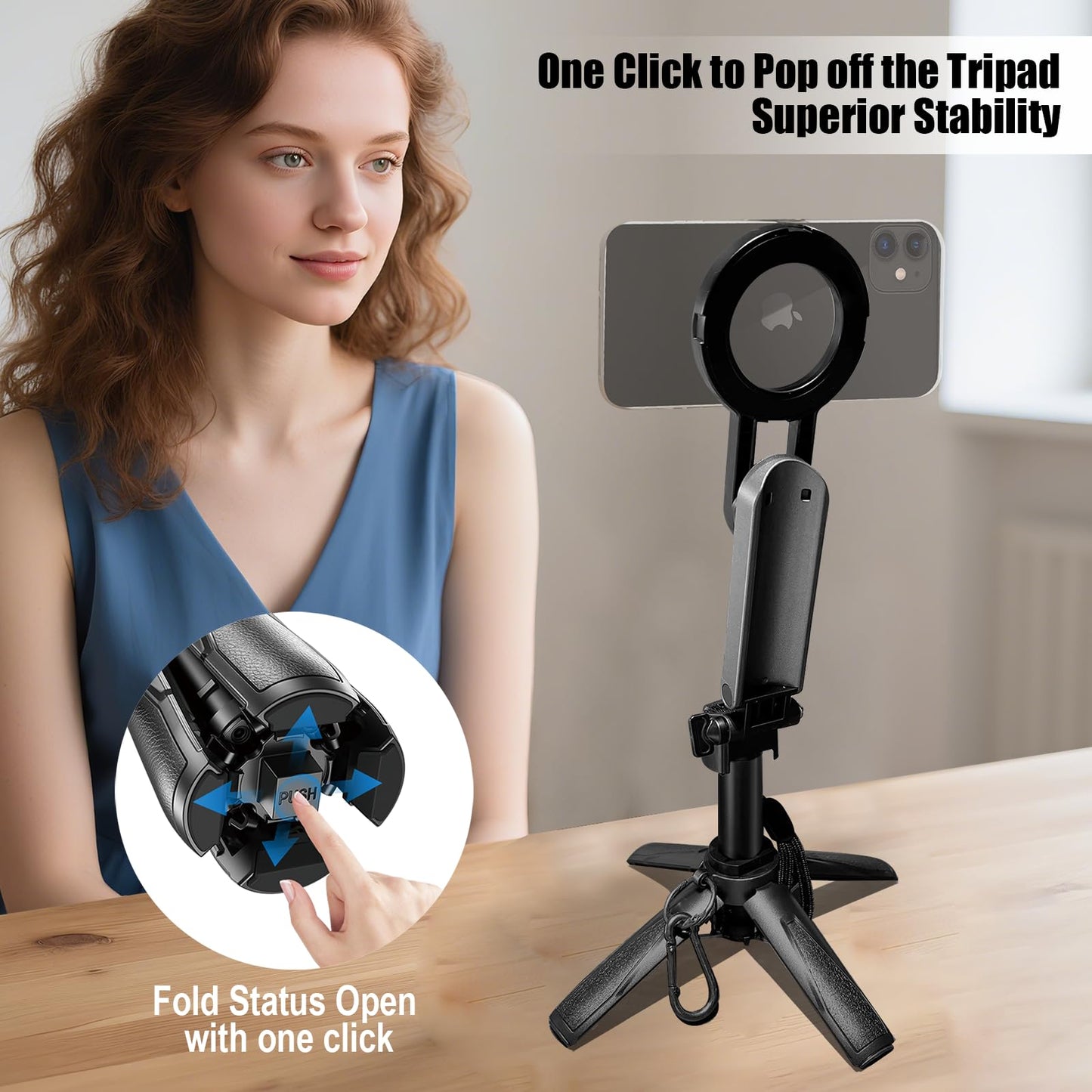 Retractable Selfie Stick Tripod