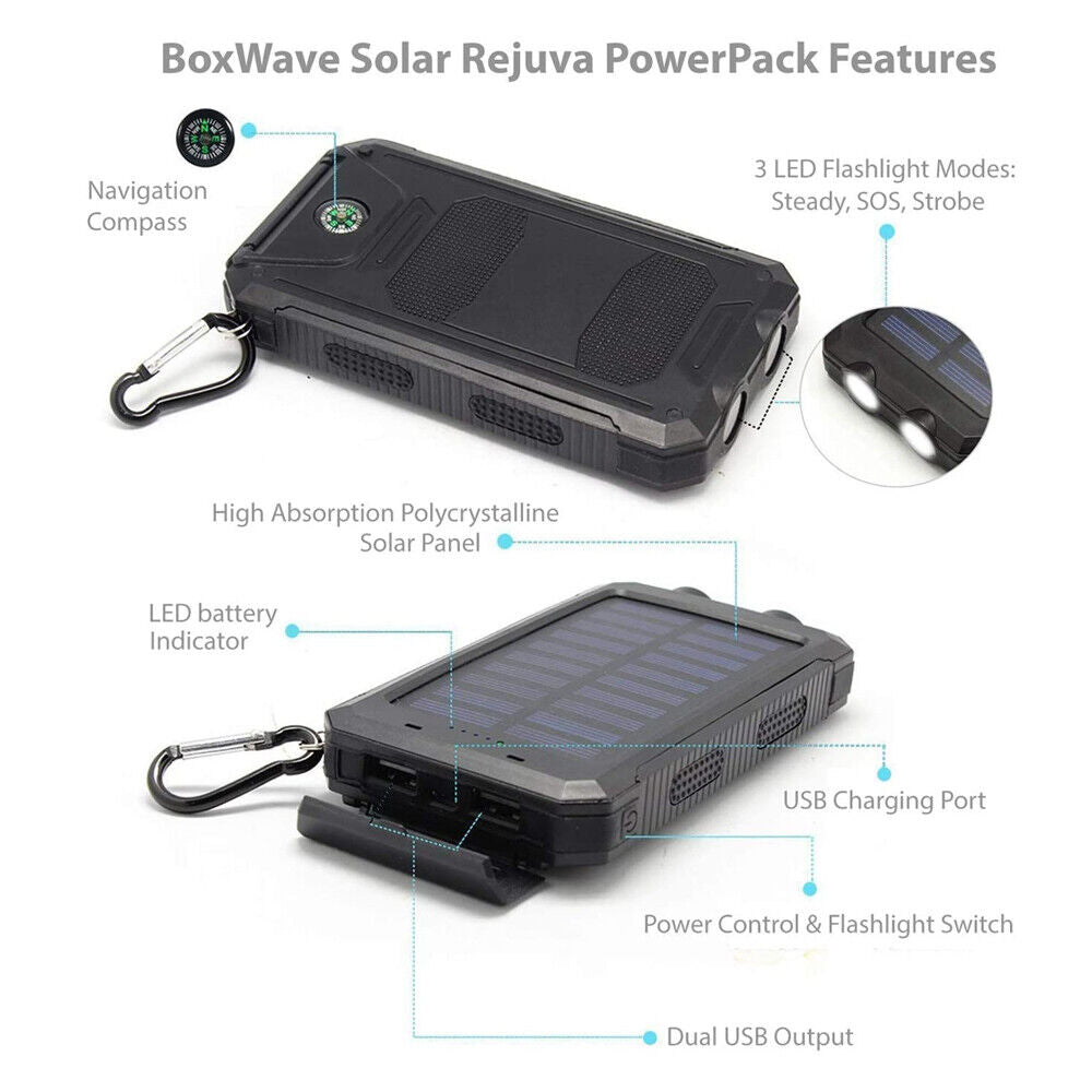 Solar Power Bank – Waterproof Outdoor Charger