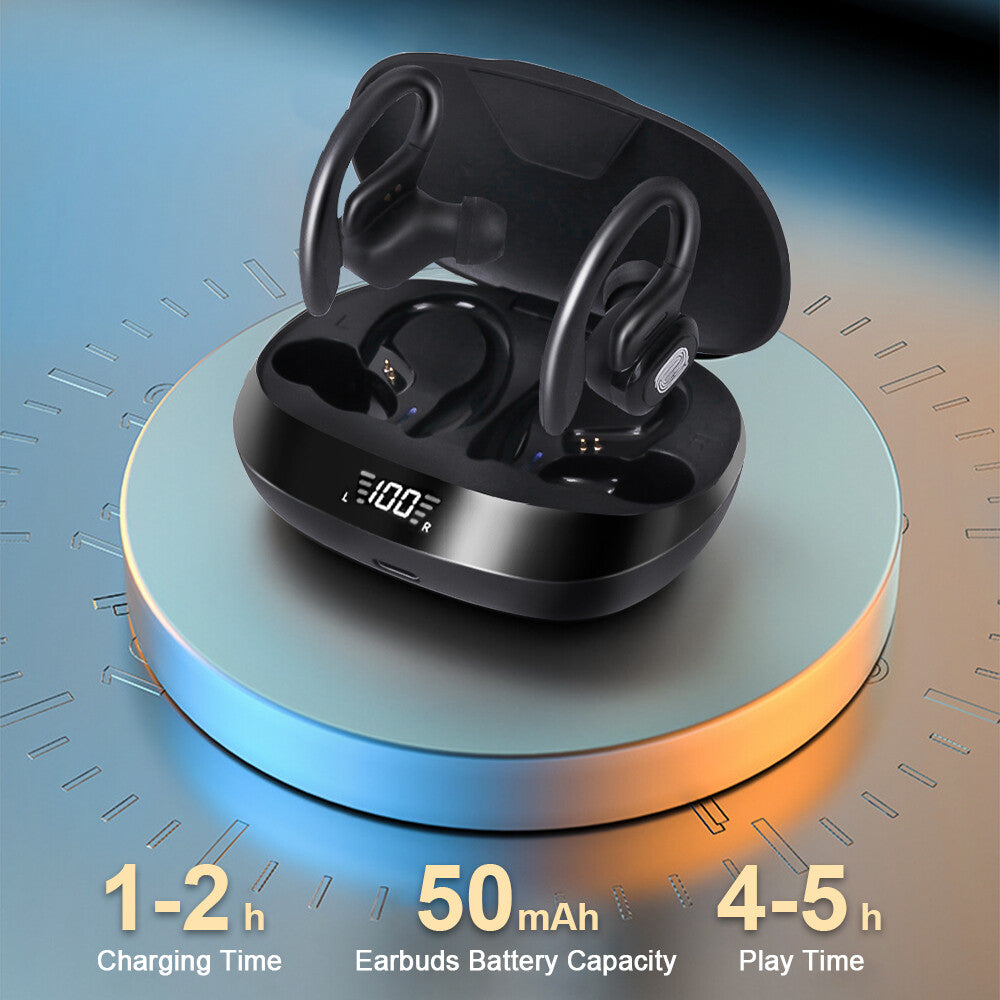 Wireless Sports Earbuds – Secure Fit & Deep Bass