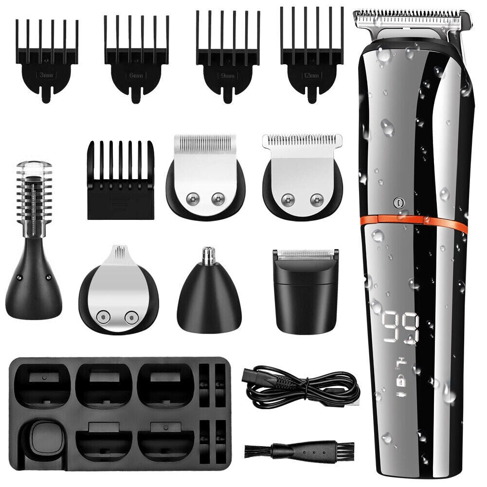Professional Hair Clippers Cordless Beard Hair Trimmer Clippers Trimmer Set