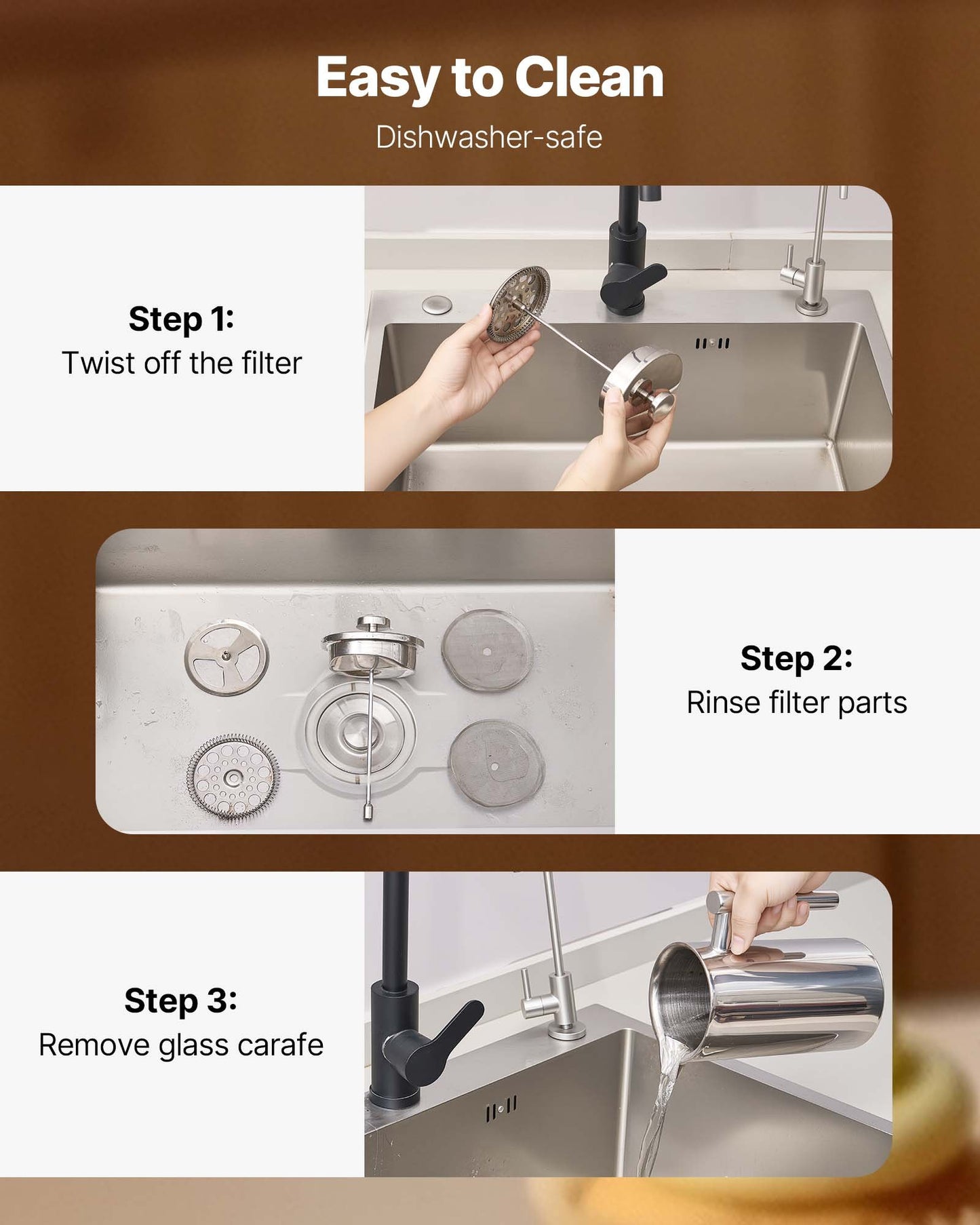 French Press Coffee Maker, 1 Liter Stainless Steel Coffee Press Tea Maker With Filter, Large Double Wall Insulated French Presses Cold Brew For Camping Travel Home Kitchen, Silver