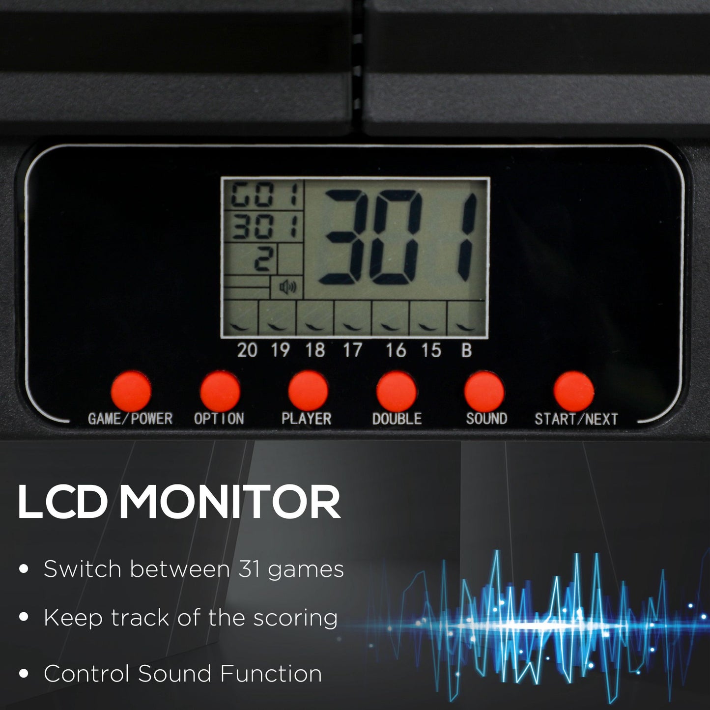 Electronic Dartboard – 31 Games for Home Play