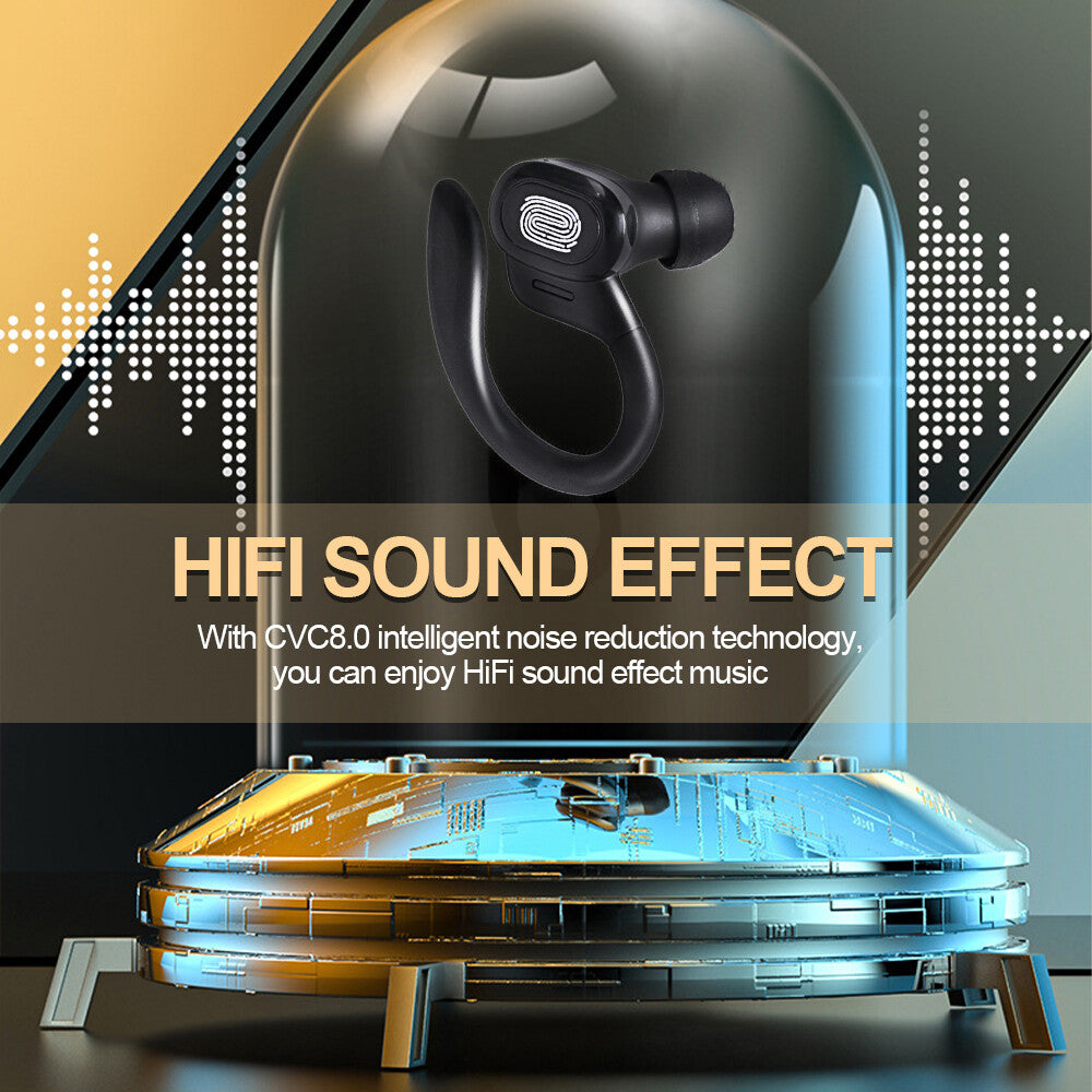 Wireless Sports Earbuds – Secure Fit & Deep Bass