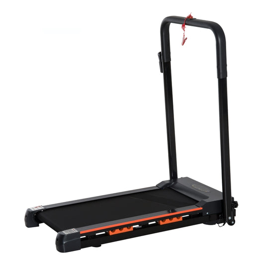 HOMCOM Steel Folding Motorized Home Treadmill W LCD Monitor Black