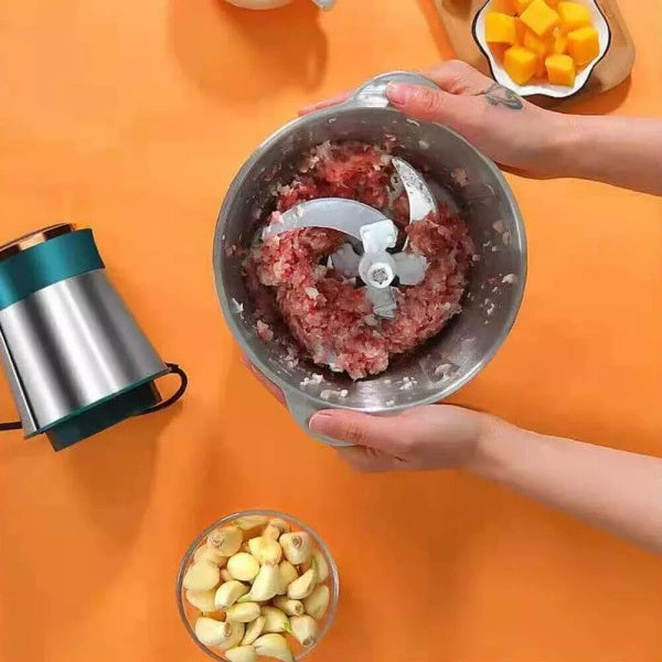 3L Electric Meat Grinder Mincer Mixer Home Blender Mini Food Chopper Processor