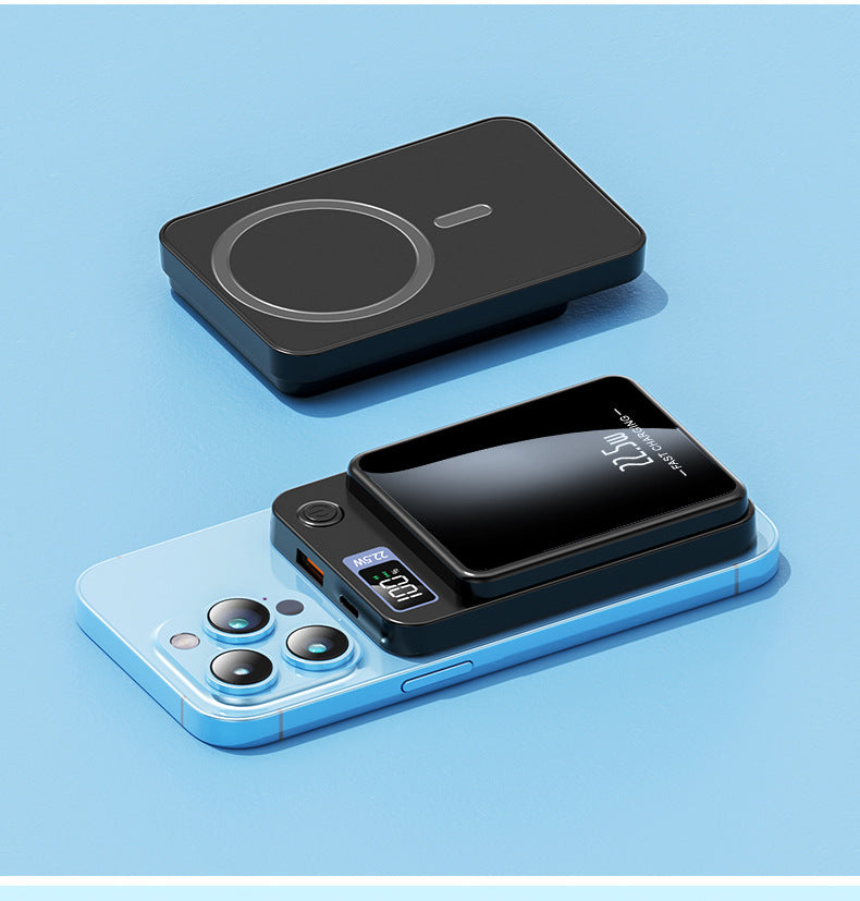 Magnetic Power Bank Black