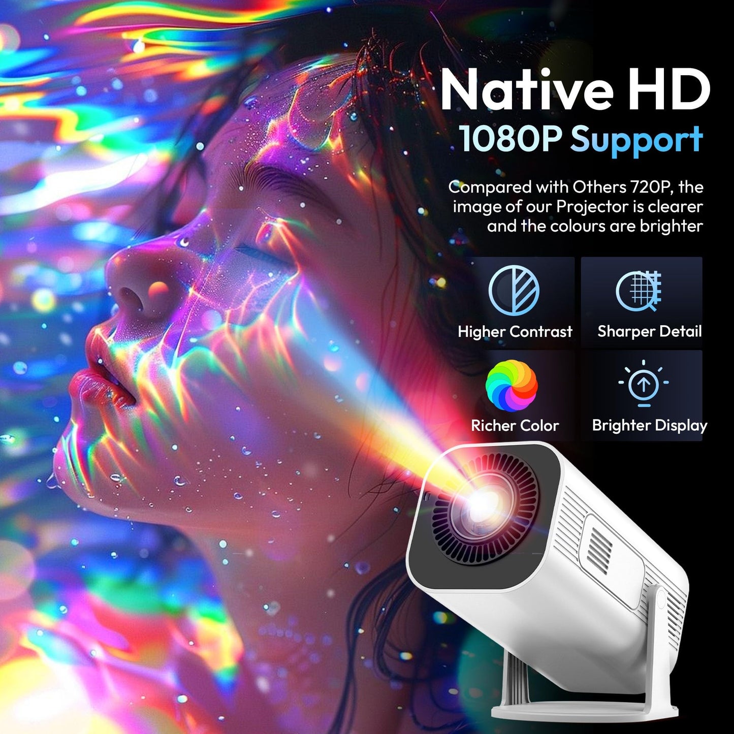 Portable Projector P330 – Home Cinema Anywhere