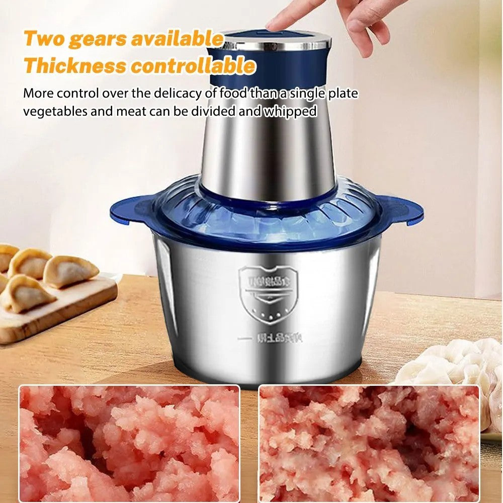 3L Electric Meat Grinder Mincer Mixer Home Blender Food Chopper Processor 300W