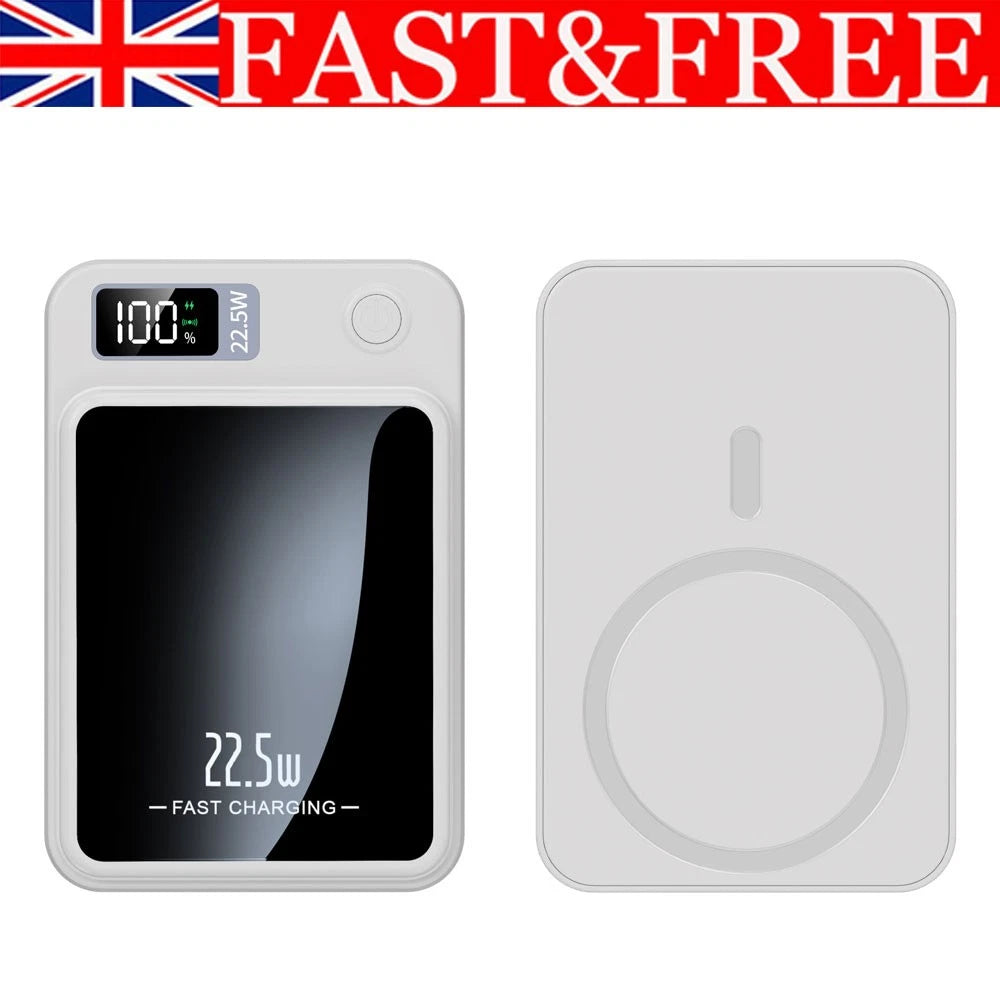 🔋 Magnetic Power Bank Black  👉 Magnetic Power Bank – Fast Charge